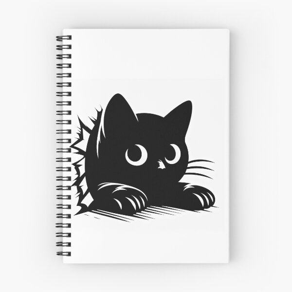 Item preview, Black Cat Peeking 10 designed and sold by Magnuna.