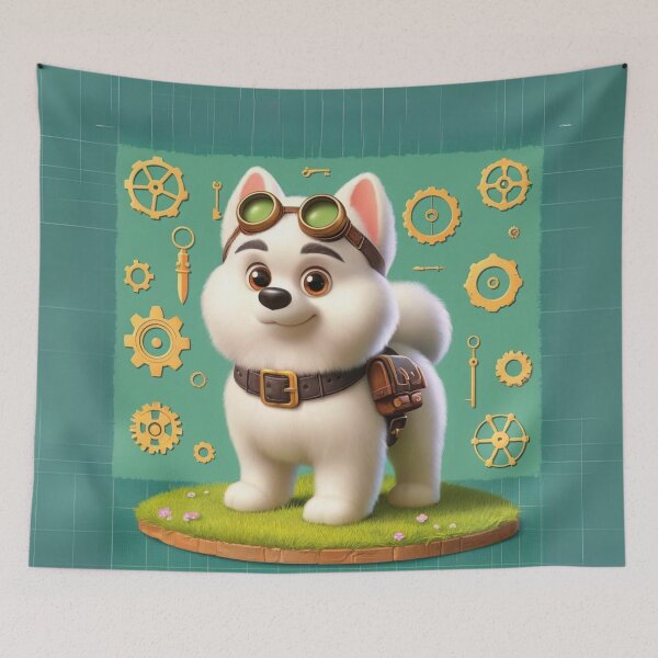 Artikelvorschau, Steampunk Berger Blanc Suisse entworfen und verkauft von Sillytoe.