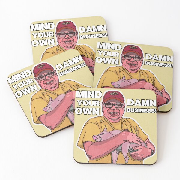 Item preview, Tim Walz - Mind Your Own Damn Business - Yellow designed and sold by Leftoverjoe.
