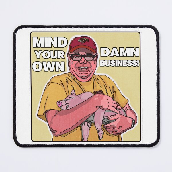 Item preview, Tim Walz - Mind Your Own Damn Business - Yellow designed and sold by Leftoverjoe.