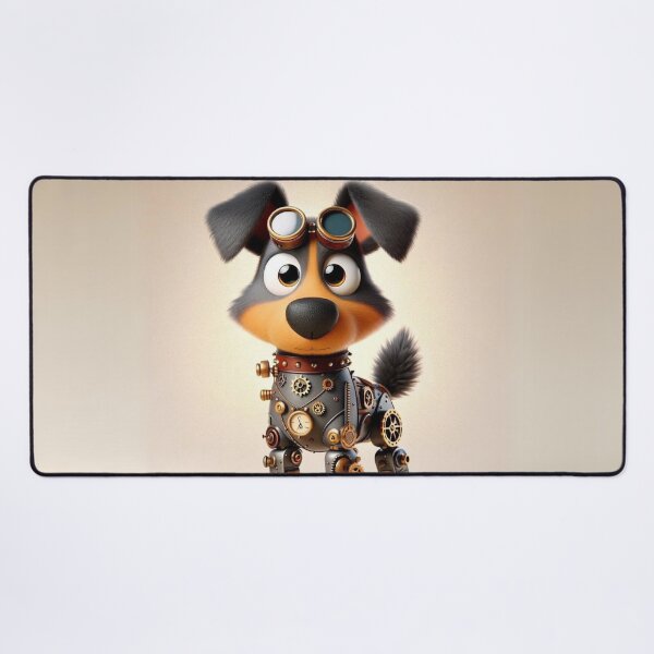 Item preview, Steampunk Berger Picard Dog designed and sold by Sillytoe.