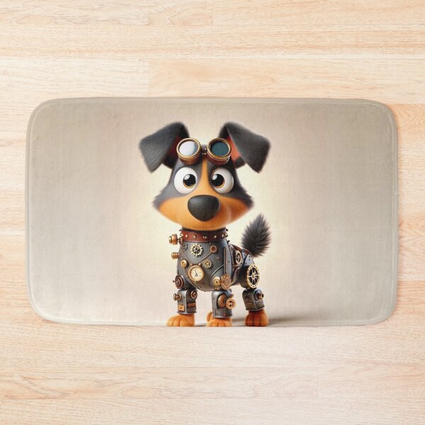 Item preview, Steampunk Berger Picard Dog designed and sold by Sillytoe.