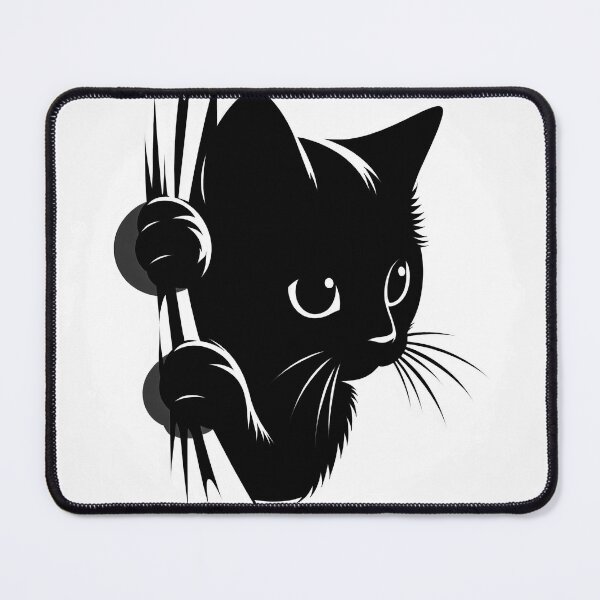 Item preview, Black Cat Peeking 11 designed and sold by Magnuna.