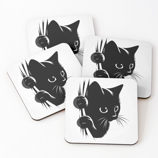 Item preview, Black Cat Peeking 11 designed and sold by Magnuna.