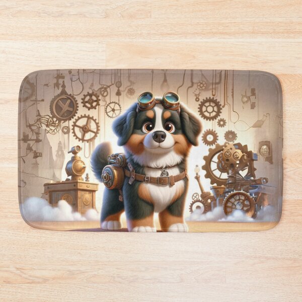 Item preview, Steampunk Bernese Mountain Dog Mix designed and sold by Sillytoe.