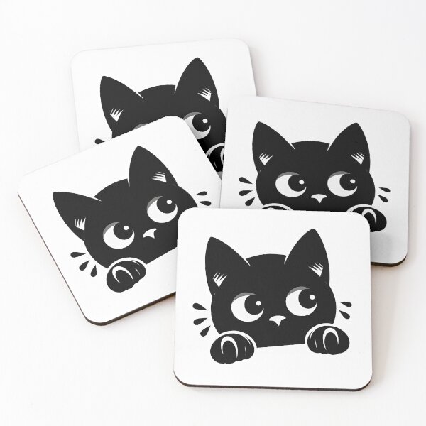 Item preview, Black Cat Peeking 13 designed and sold by Magnuna.