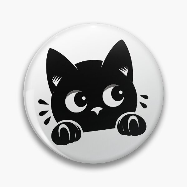 Item preview, Black Cat Peeking 13 designed and sold by Magnuna.