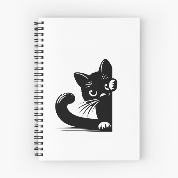 Item preview, Black Cat Peeking 14 designed and sold by Magnuna.