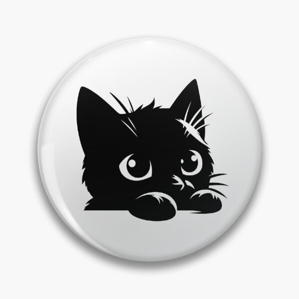 Item preview, Black Cat Peeking 15 designed and sold by Magnuna.