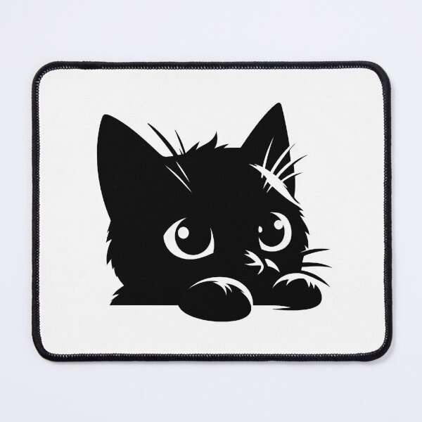 Item preview, Black Cat Peeking 15 designed and sold by Magnuna.