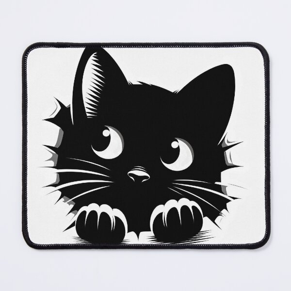 Item preview, Black Cat Peeking 16 designed and sold by Magnuna.