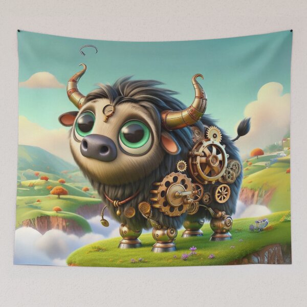 Item preview, Steampunk Bhutan Takin designed and sold by Sillytoe.