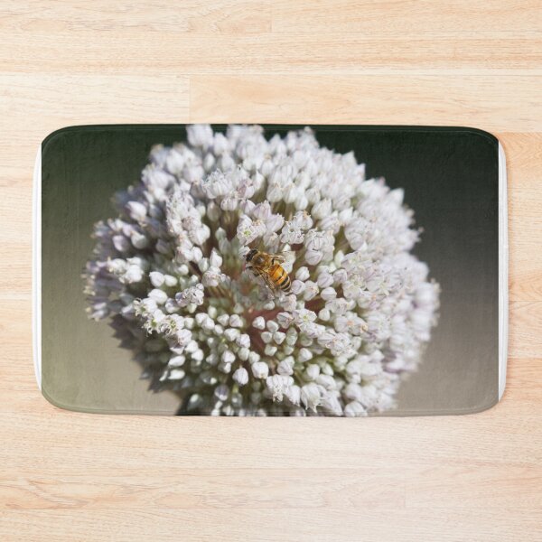 Item preview, Bee on Onion Flower designed and sold by HematiteDesign.