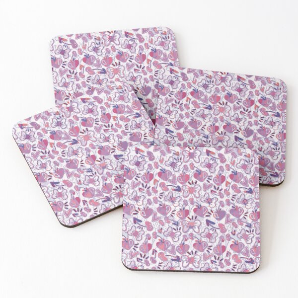 Item preview, Mixed Color Splashed Design  -Variety Structur -Berries & Rosettes Pattern designed and sold by Zizela.