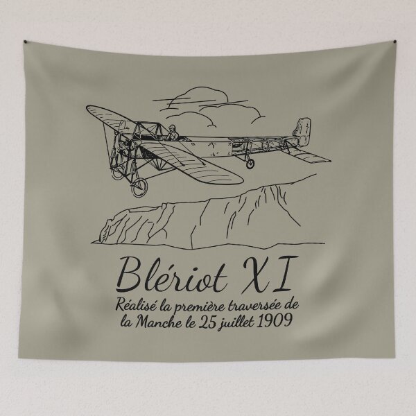 Item preview, Bleriot XI French Pioneering Plane Flying Clouds designed and sold by MilitaryMart.