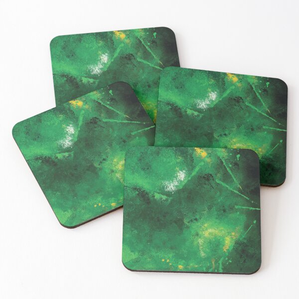 Item preview, Abstract Tales of the Deep Green of Forest wall art designed and sold by AlicjaKey.