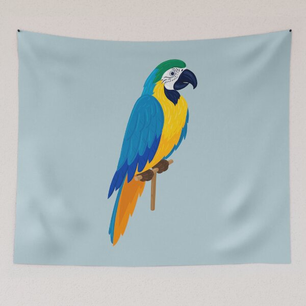 Item preview, Colorful Parrot - Nature Art Work designed and sold by bestartfusion.