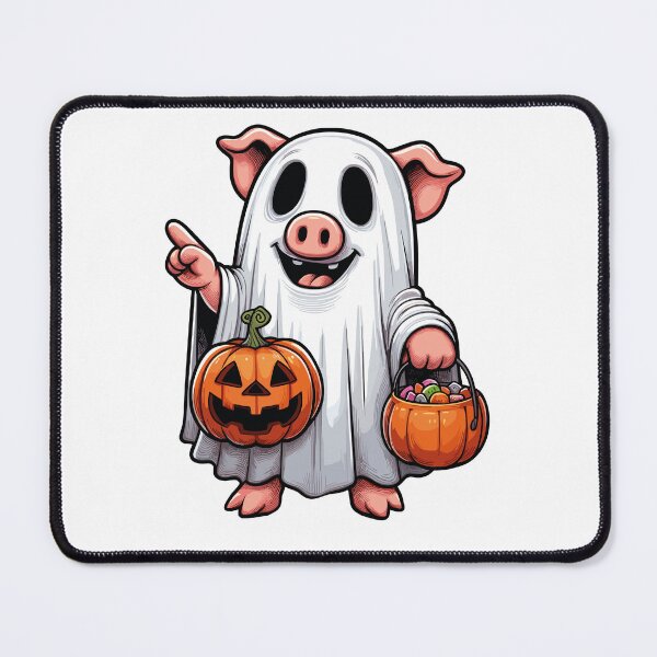 Item preview, Pig Scary Halloween Ghost Spooky Pumpkin Candy designed and sold by Artistoos.