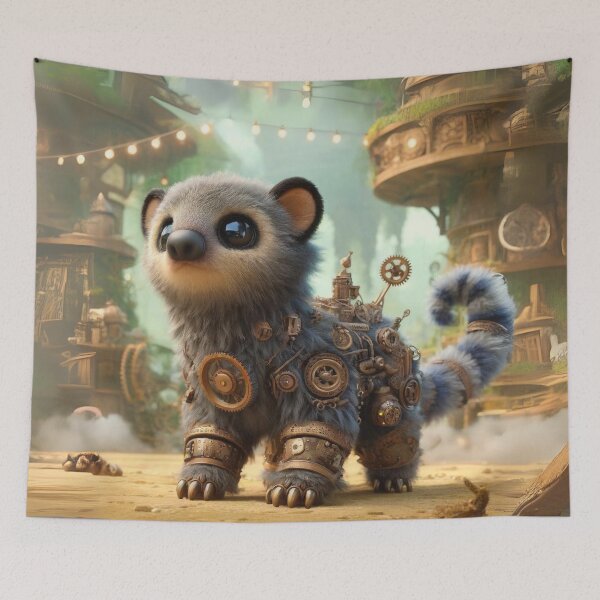 Item preview, Steampunk Binturong designed and sold by Sillytoe.