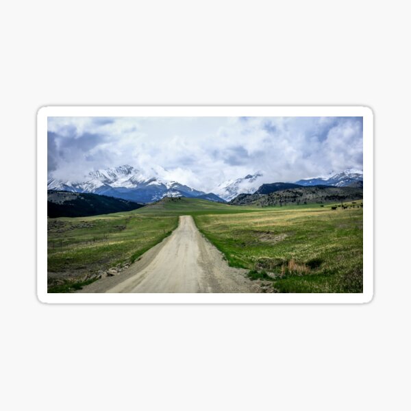 On the road again. Sticker