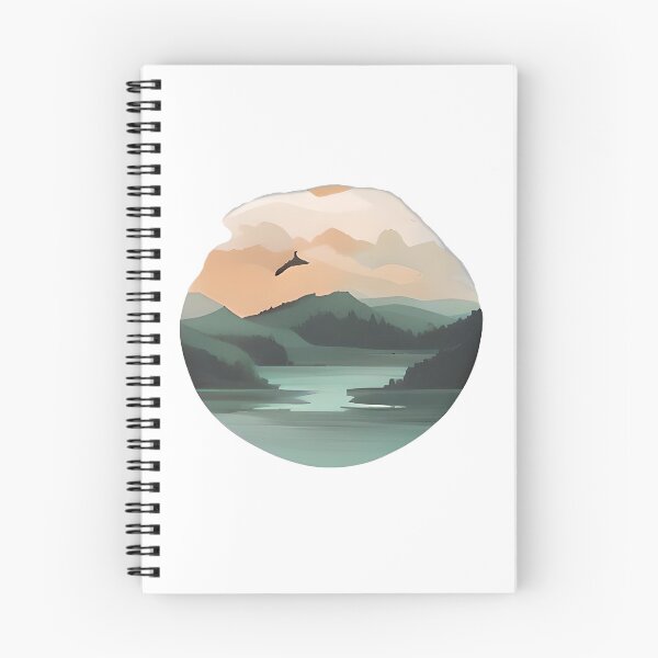 Item preview, Mountain Reflections: A Tranquil Lake at Dusk designed and sold by SavvyJuanDesign.
