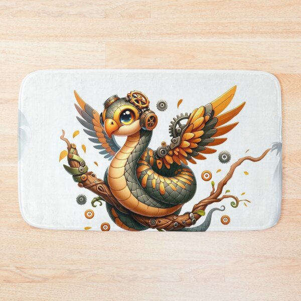 Item preview, Steampunk Winged Bird Snake designed and sold by Sillytoe.