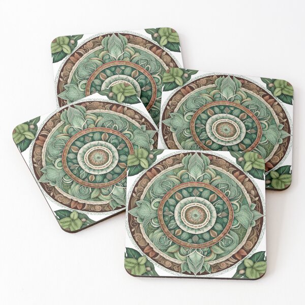 Item preview, Magical Forest and Mushroom Mandala designed and sold by MandalasShops.