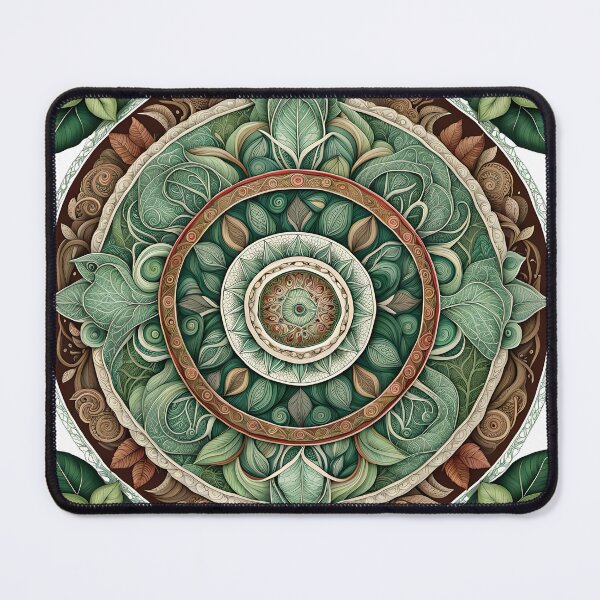 Item preview, Magical Forest and Mushroom Mandala designed and sold by MandalasShops.