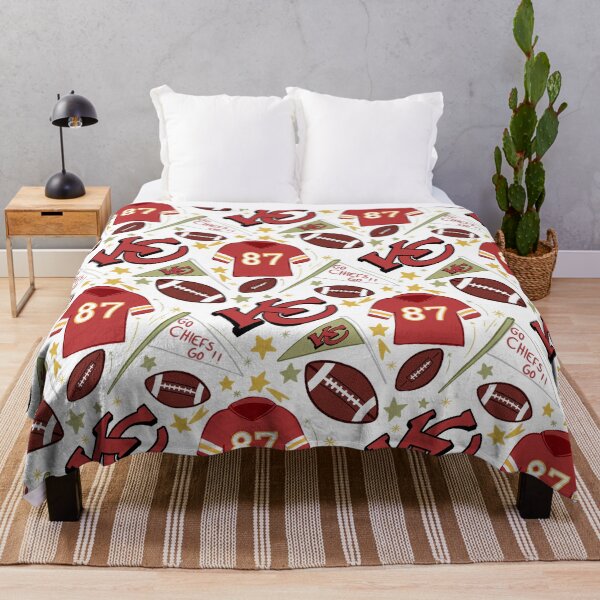 Item preview, Travis kelce chiefs pattern (white)  designed and sold by SnugbugStudios.