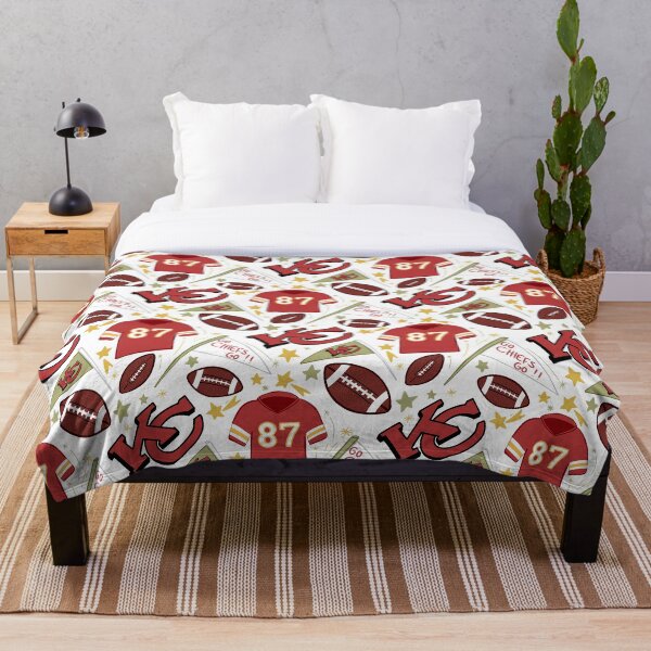 Item preview, Travis kelce chiefs pattern (white)  designed and sold by SnugbugStudios.