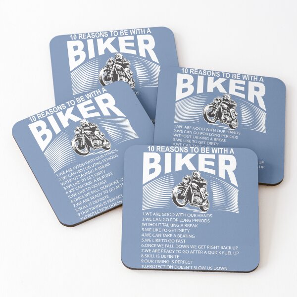 Item preview, 10 Reasons to Be with a Biker designed and sold by ArtComixHaven.
