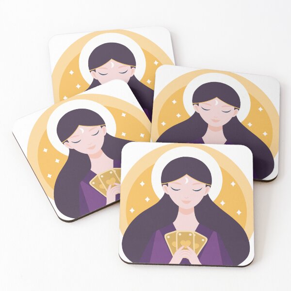 Item preview, Fortune Teller with Tarot Cards designed and sold by natalielaf.