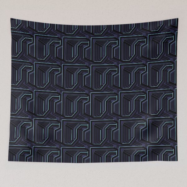 Item preview, Patrón de bloques cibernéticos designed and sold by NYDETH.