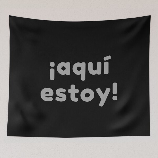 Item preview, ¡aquí estoy! Gray designed and sold by SyTcreations.