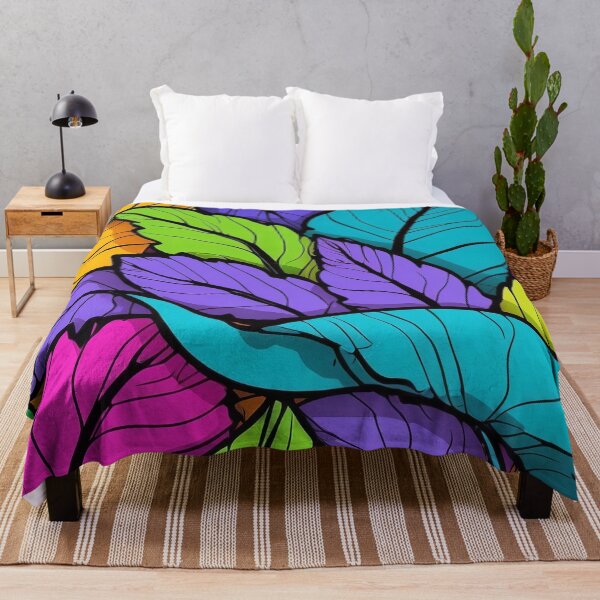 Item preview, Vibrant Leaf Burst designed and sold by ArtComixHaven.