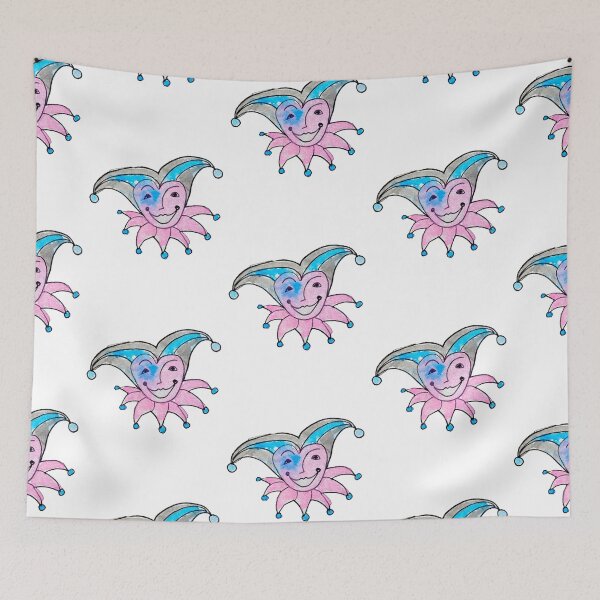 Item preview, Cotton candy clown mime design  designed and sold by Alicia Perrelli.