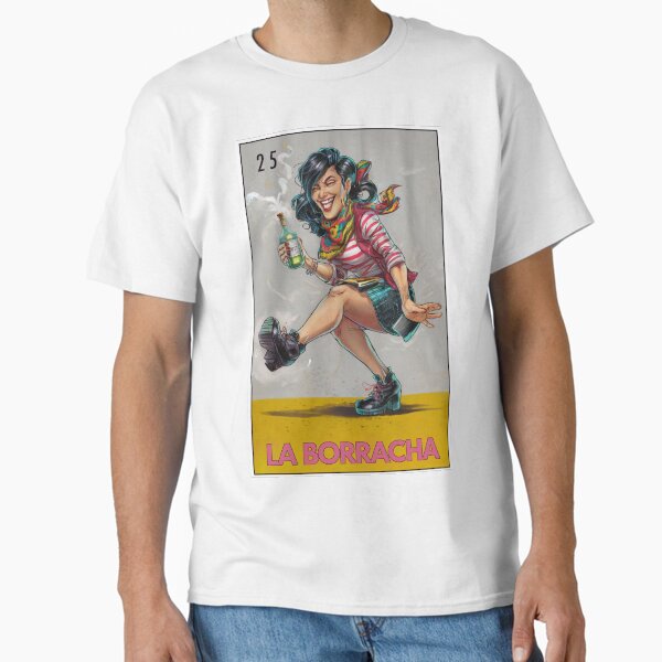 Item preview, La Borracha (The Drunk) Woman Loteria Card 25 designed and sold by matteflor.