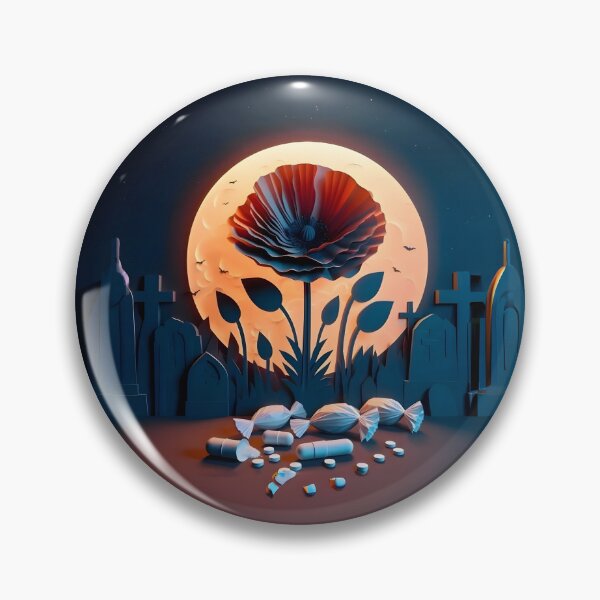Item preview, Addiction Horror - Opium Poppy, Opiate Drugs, Withdrawal Nightmare, Horror designed and sold by SomniferumWars.