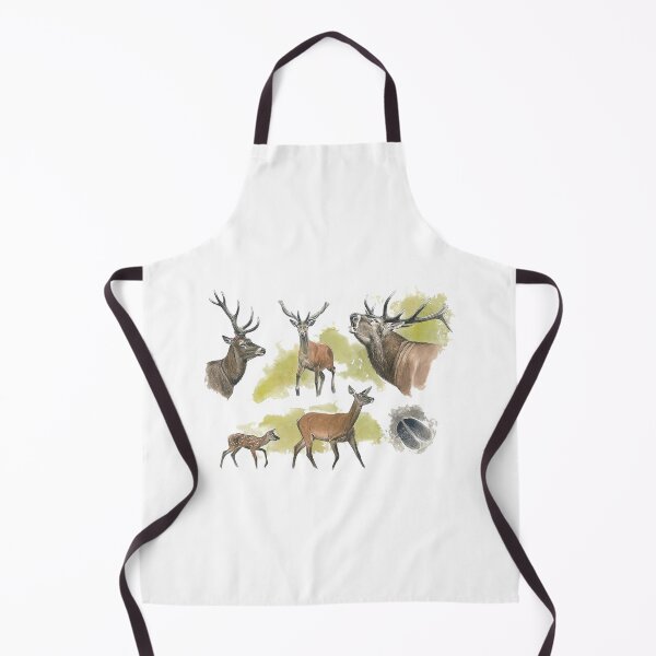 Item preview, Red Deer (Cervus elaphus) Wildlife art designed and sold by AzalaiBubbles.