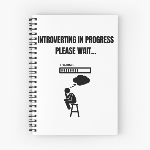 Item preview, Introverting In Progress Please Wait Funny Introverting T-Shirt designed and sold by TeesForTease.