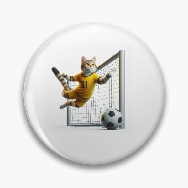 Item preview, A2P, Add2positivity, add2positivity, Cat, Cat keeper, Cat Goal keeper, Cat goal, Cat in goal,  designed and sold by hardingcarl2.