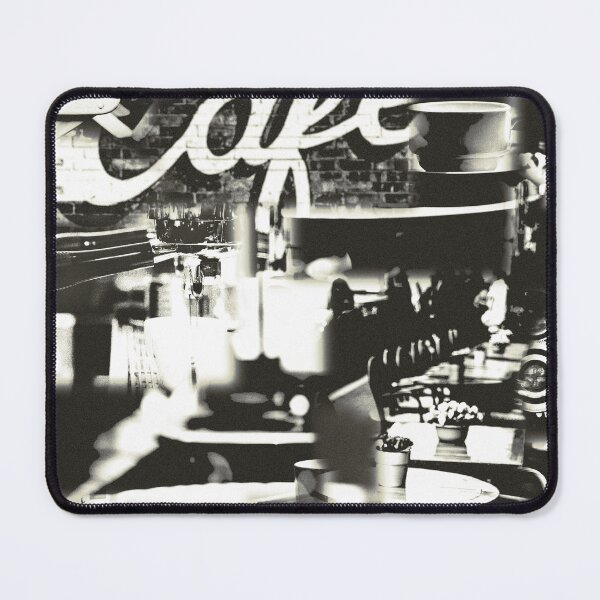 Item preview, Black and white cafe collage designed and sold by DesignED365.
