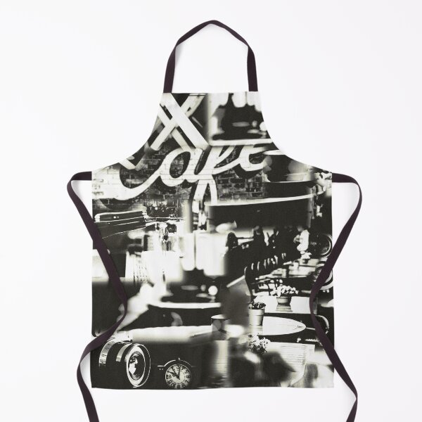 Item preview, Black and white cafe collage designed and sold by DesignED365.