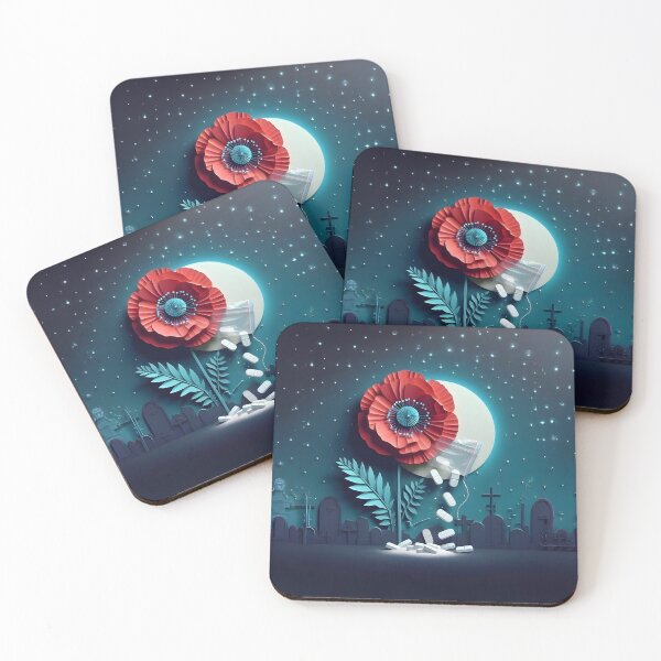 Item preview, Addiction Horror - Opium Poppy, Opiate Drugs, Withdrawal Nightmare, Horror designed and sold by SomniferumWars.