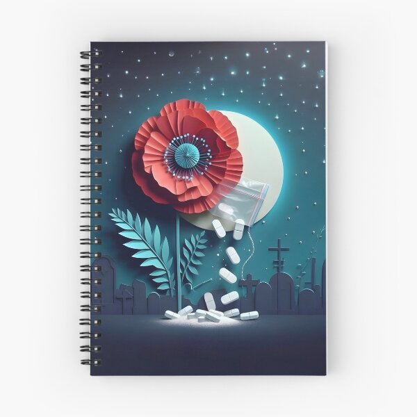 Item preview, Addiction Horror - Opium Poppy, Opiate Drugs, Withdrawal Nightmare, Horror designed and sold by SomniferumWars.