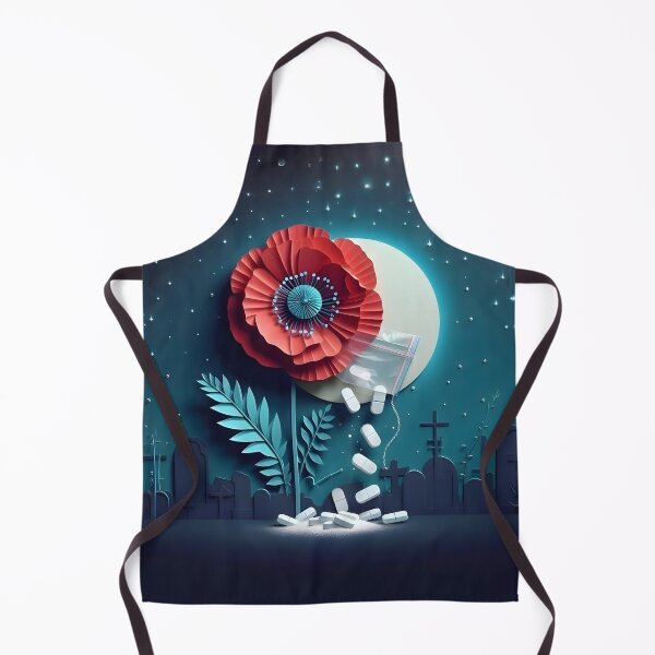 Item preview, Addiction Horror - Opium Poppy, Opiate Drugs, Withdrawal Nightmare, Horror designed and sold by SomniferumWars.