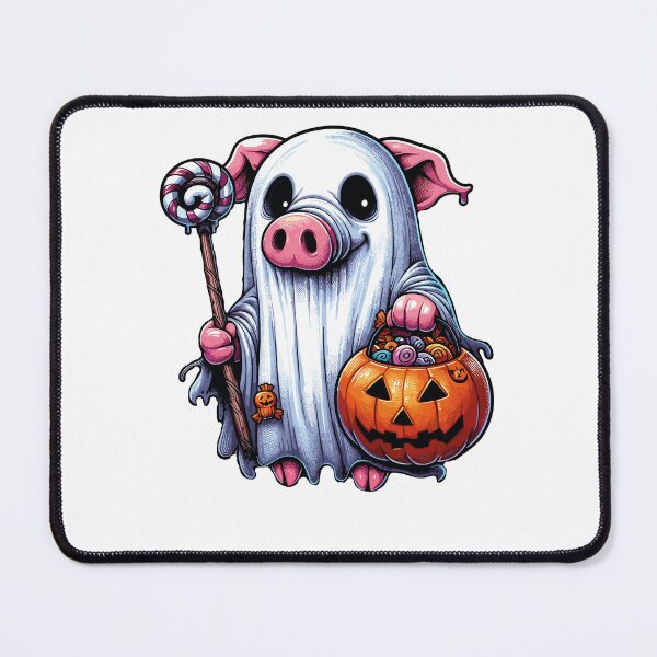 Item preview, Pig Scary Halloween Ghost Spooky Pumpkin Candy designed and sold by Artistoos.