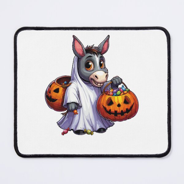 Item preview, Donkey Scary Halloween Ghost Spooky Pumpkin Candy designed and sold by Artistoos.