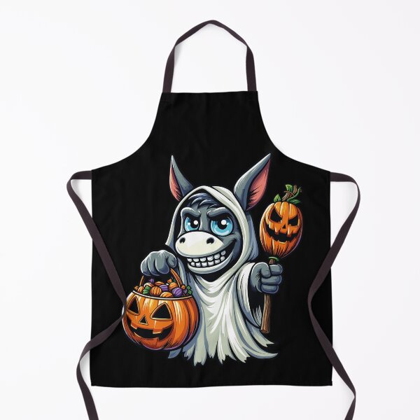 Item preview, Donkey Scary Halloween Ghost Spooky Pumpkin Candy designed and sold by Artistoos.