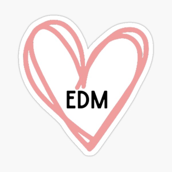 Artikel-Vorschau von EDM Herz klein, designt und verkauft von toricruel.